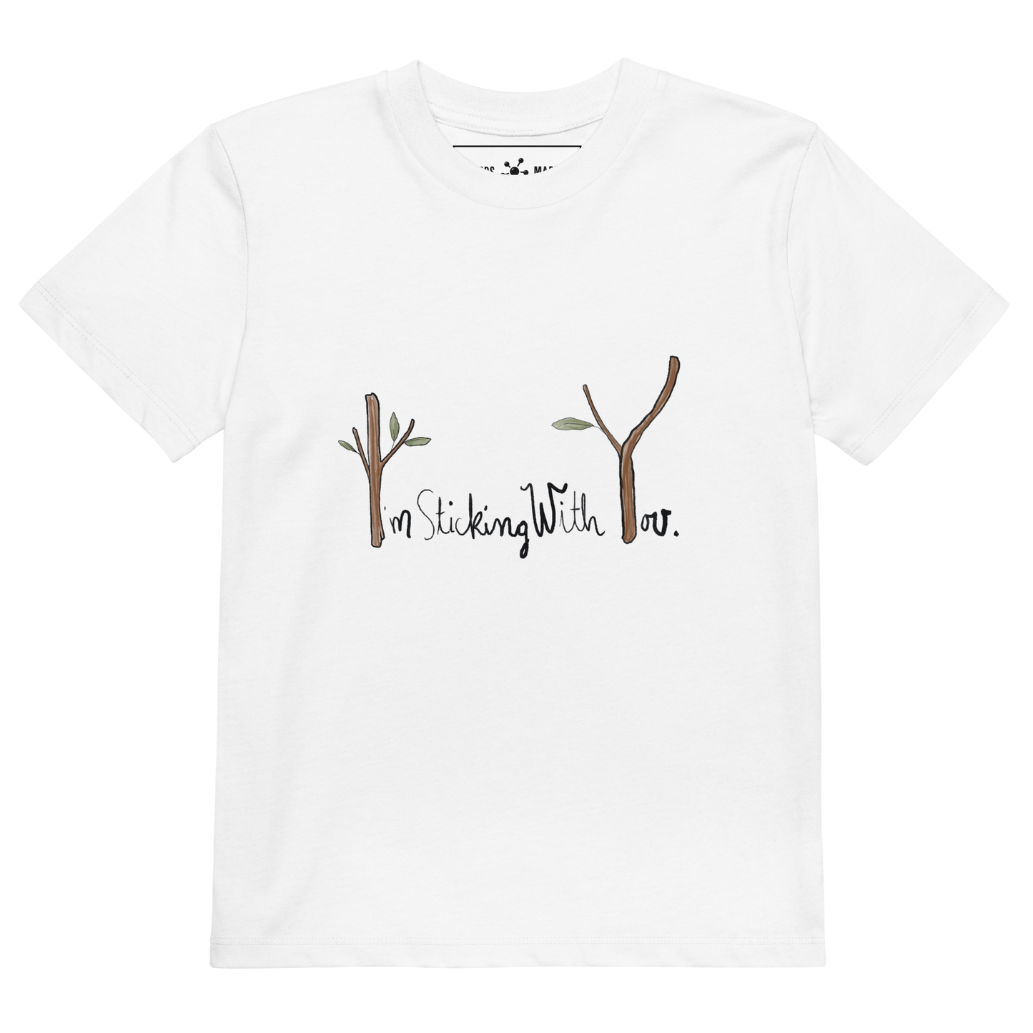 Organic cotton kids t-shirt | Sticking with You