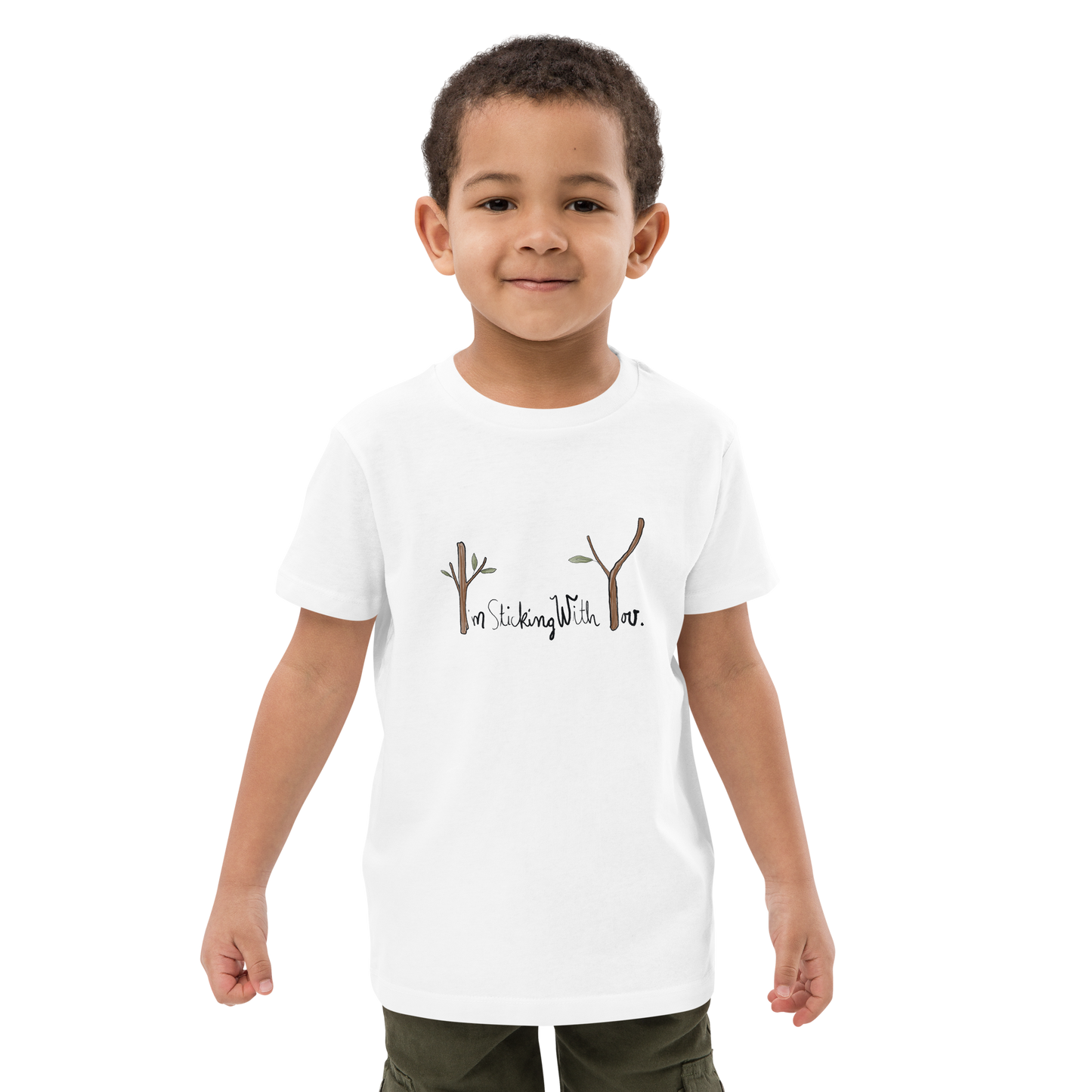 Organic cotton kids t-shirt | Sticking with You