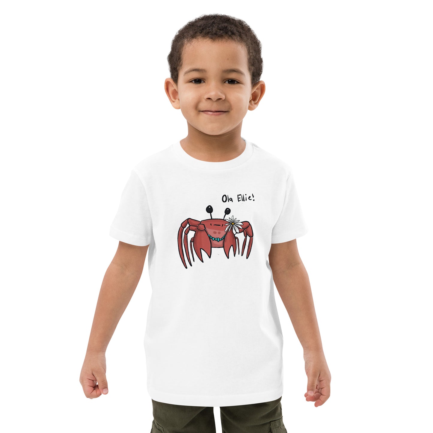 Organic cotton kids t-shirt | Crabby