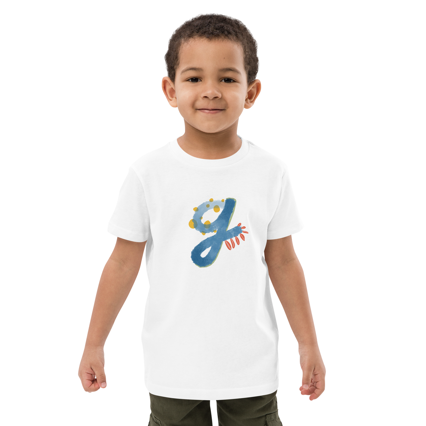 Organic cotton kids t-shirt - Alphabet