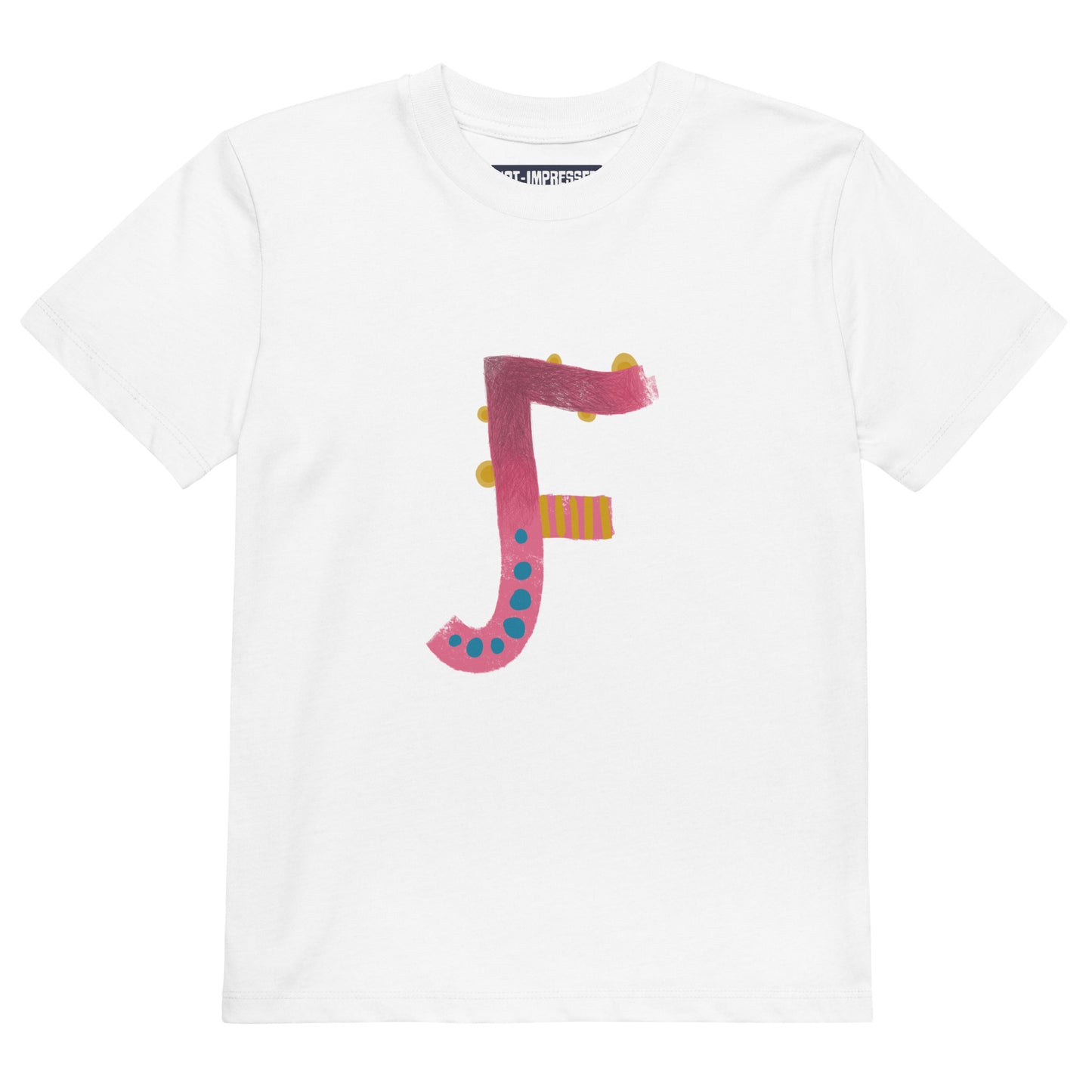 Organic cotton kids t-shirt | Alphabet