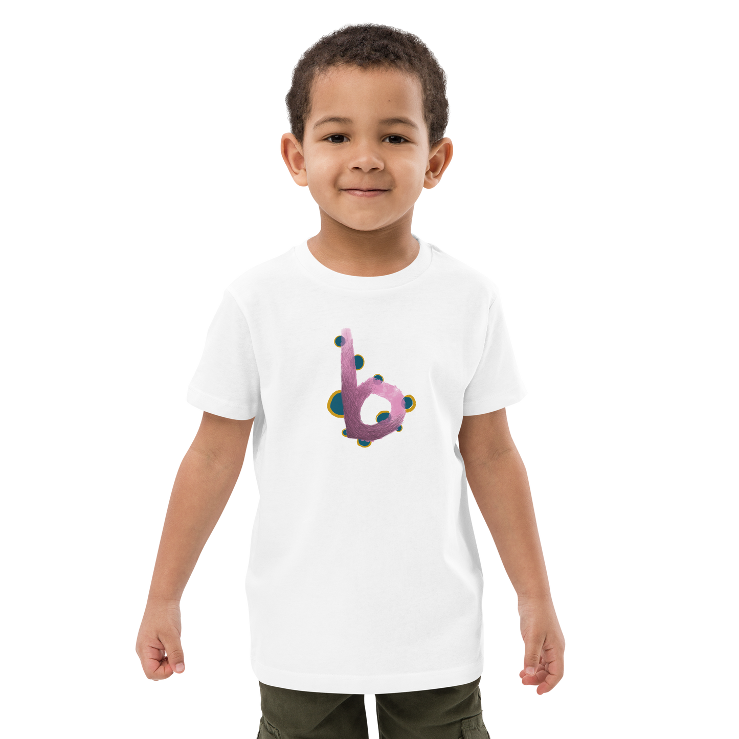 Organic cotton kids t-shirt | Alphabet