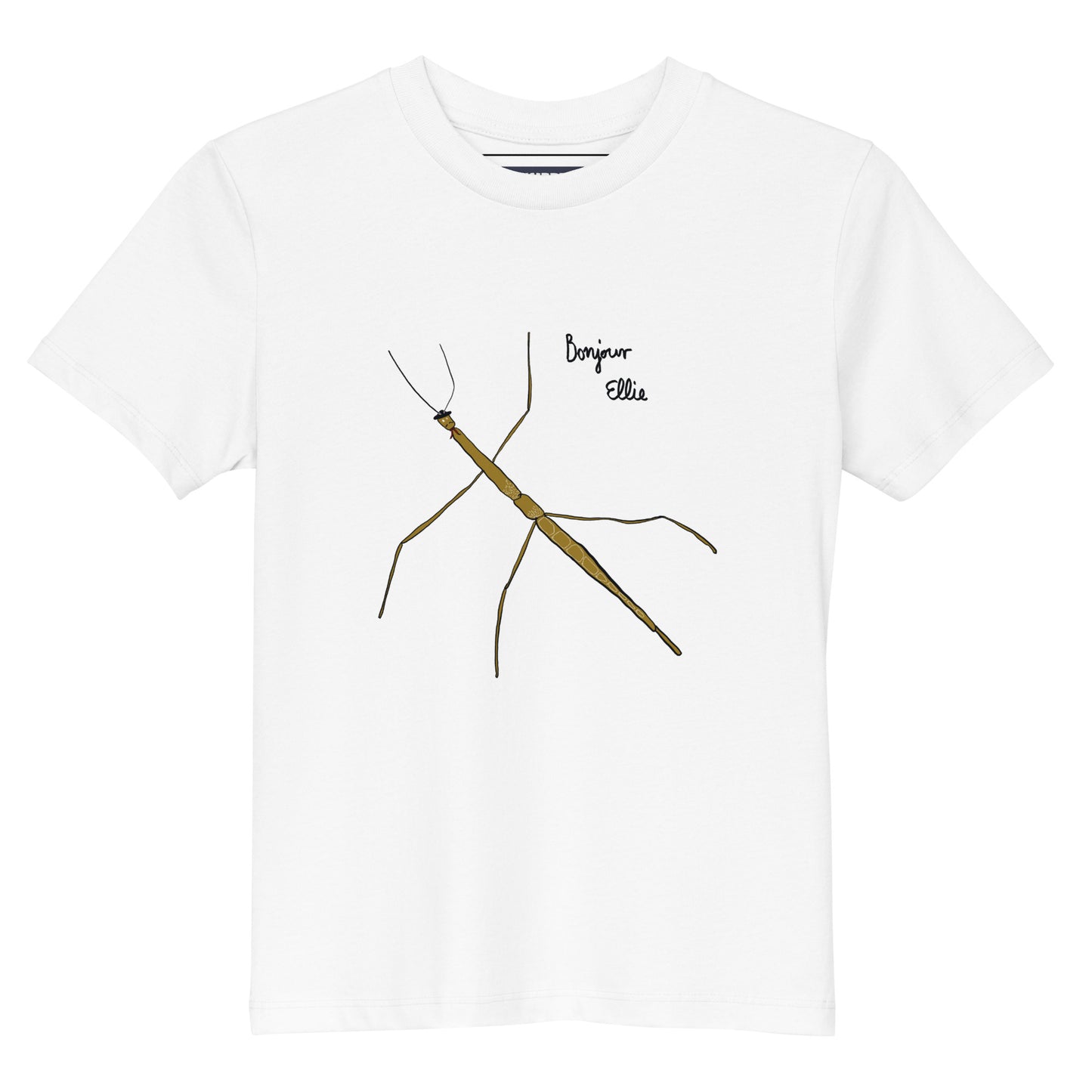 Organic cotton kids t-shirt | Stick Insect