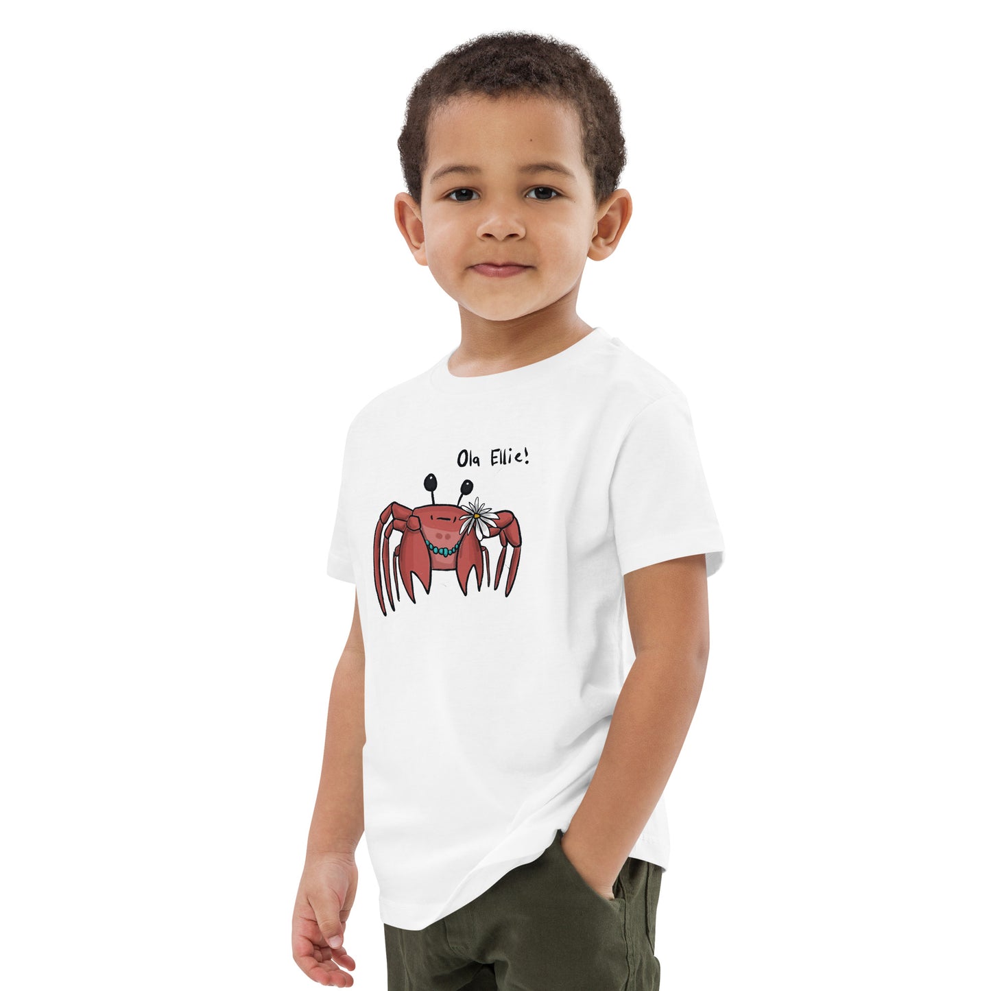 Organic cotton kids t-shirt | Crabby