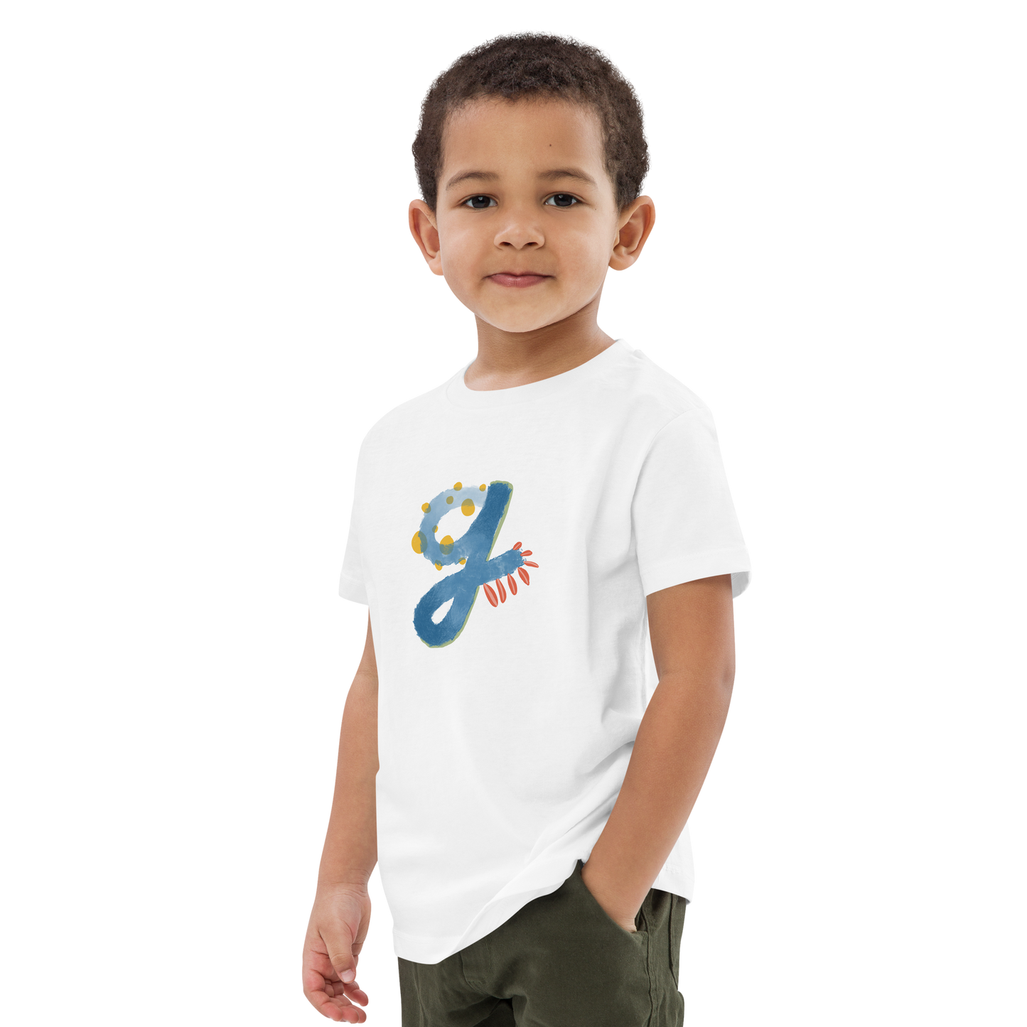 Organic cotton kids t-shirt - Alphabet