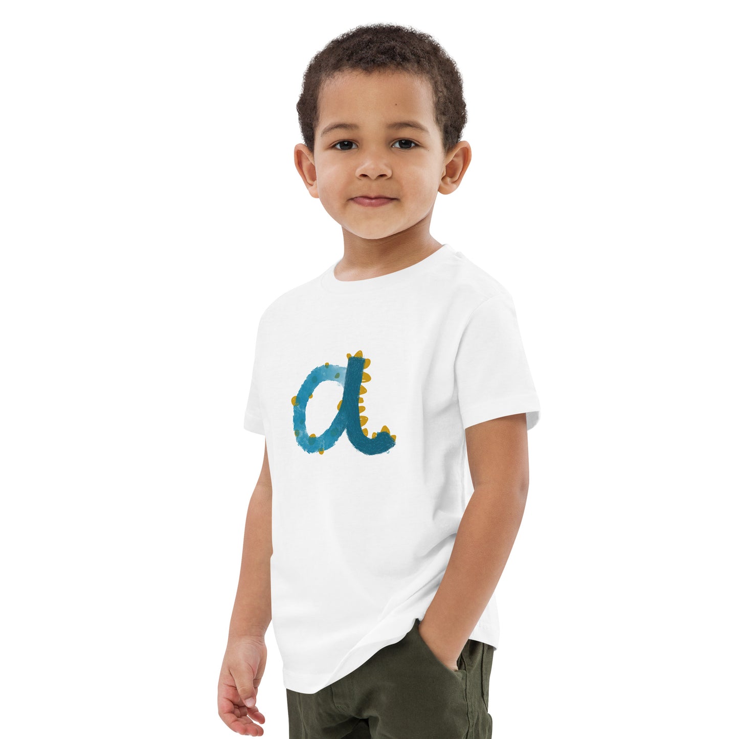 Organic cotton kids t-shirt | Alphabet