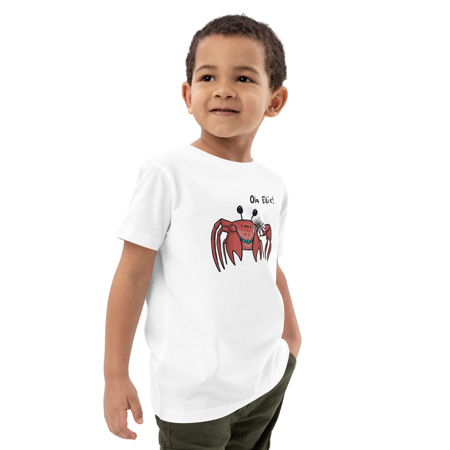 Organic cotton kids t-shirt | Crabby