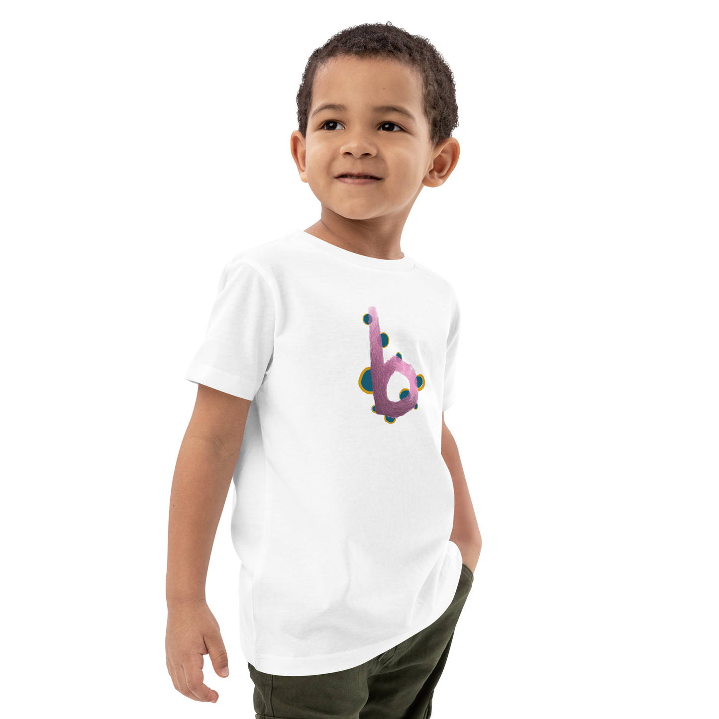 Organic cotton kids t-shirt | Alphabet