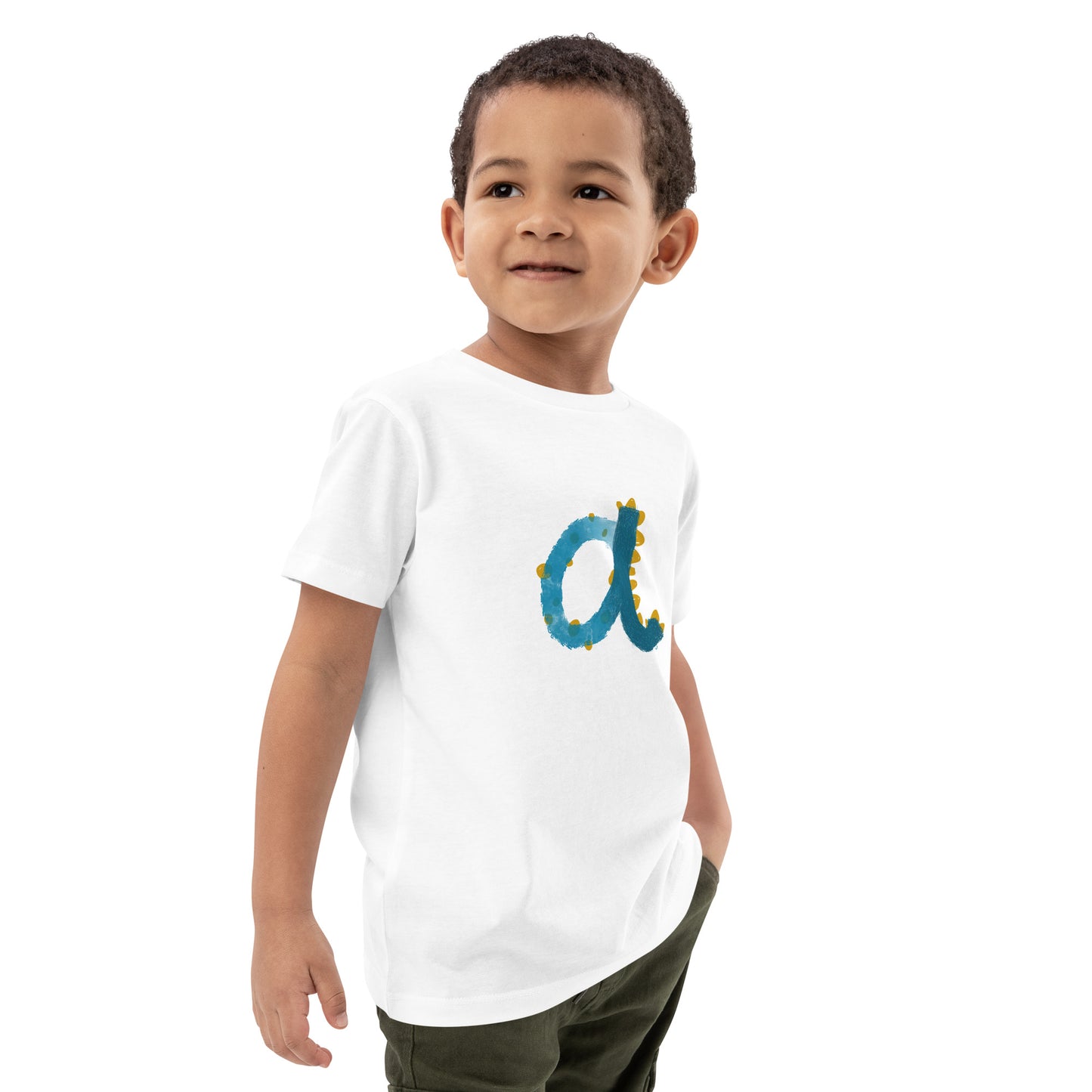 Organic cotton kids t-shirt | Alphabet