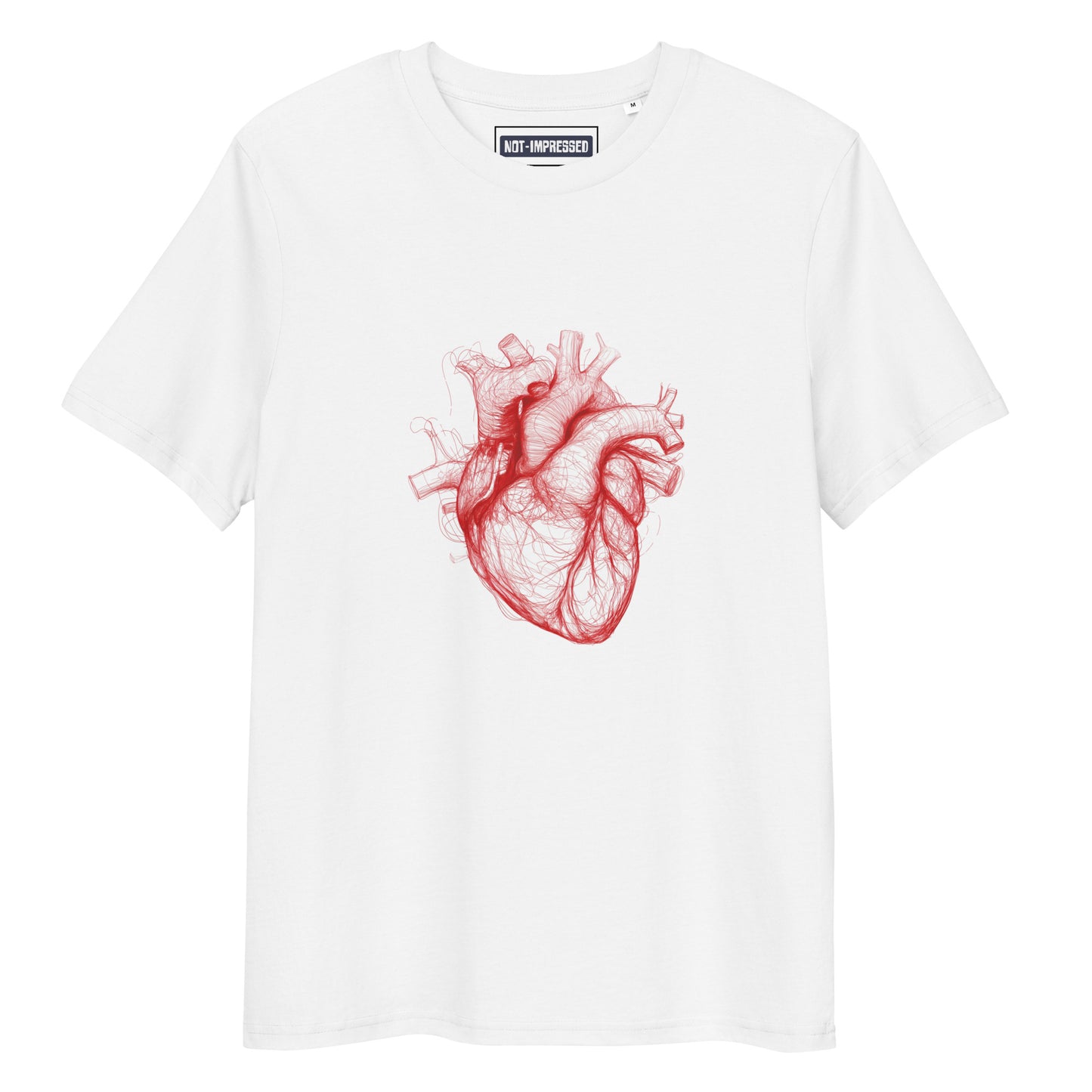 Unisex organic cotton t-shirt | Heart Anatomy