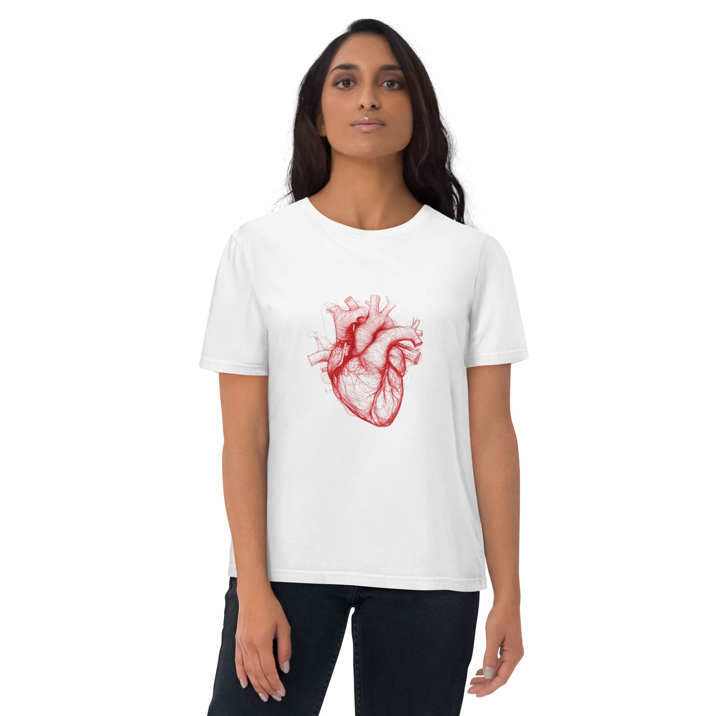 Unisex organic cotton t-shirt | Heart Anatomy