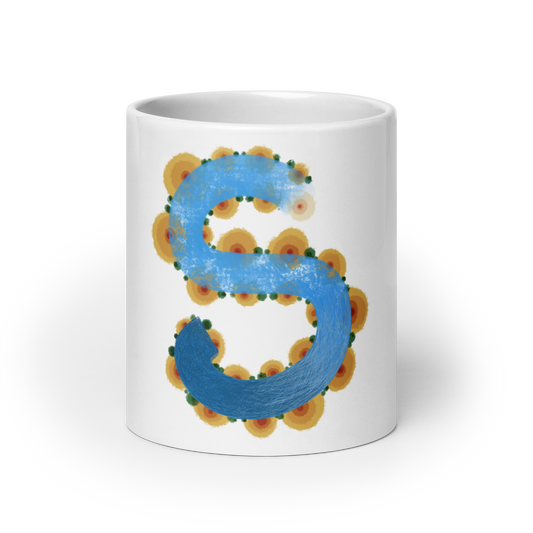 White glossy mug | S