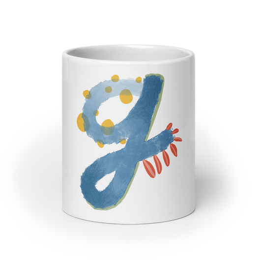 White glossy mug | G